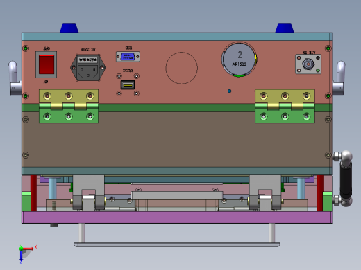双层气动测试治具俯视缩略图