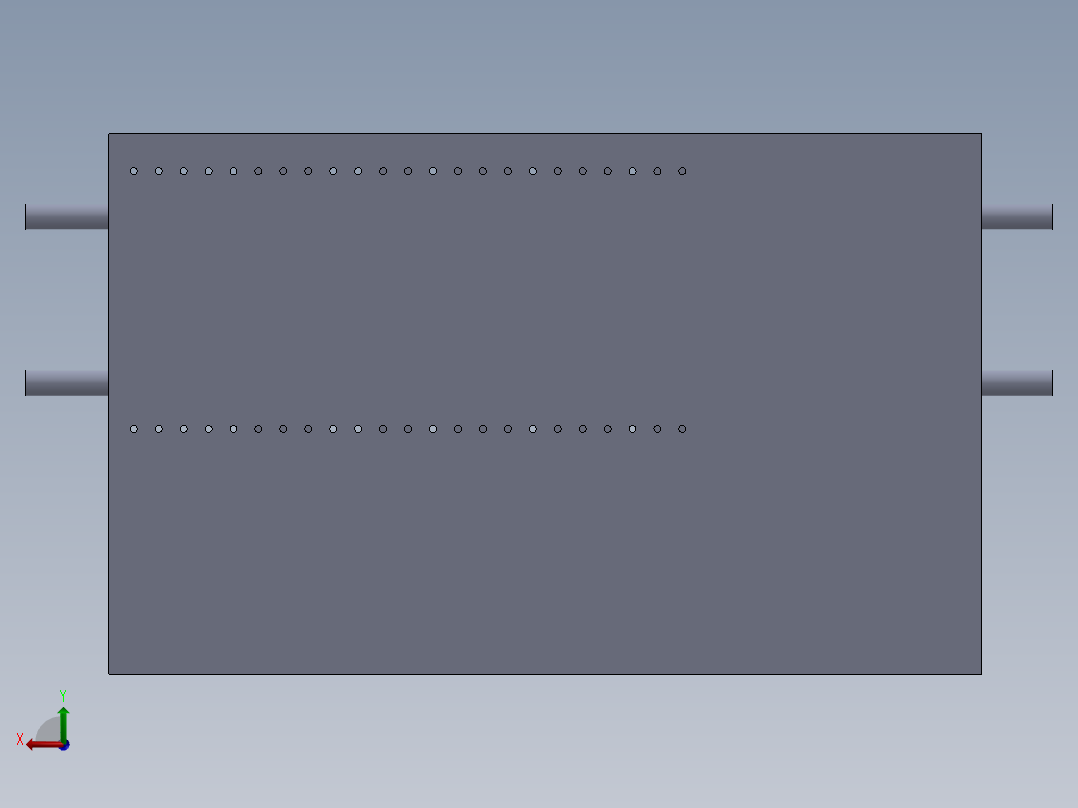主换热器U管接头组装夹具后视图