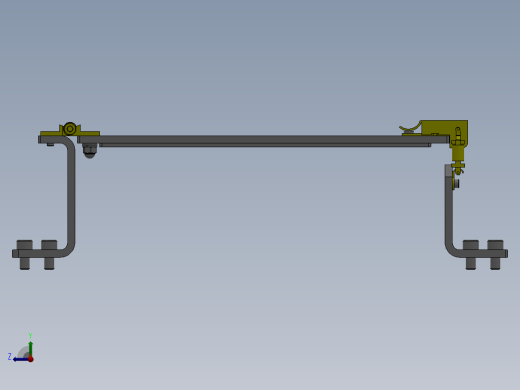 简易工件夹具右视缩略图
