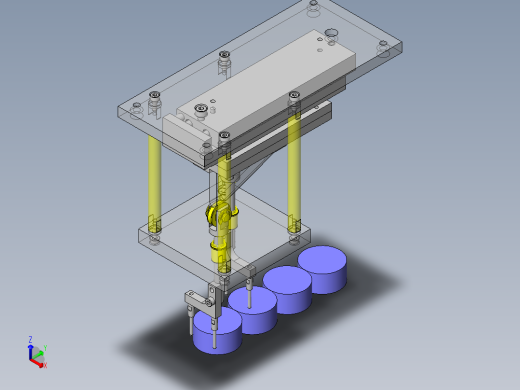 使用了板凸轮的切断机构