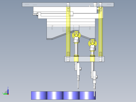 使用了板凸轮的切断机构左视缩略图