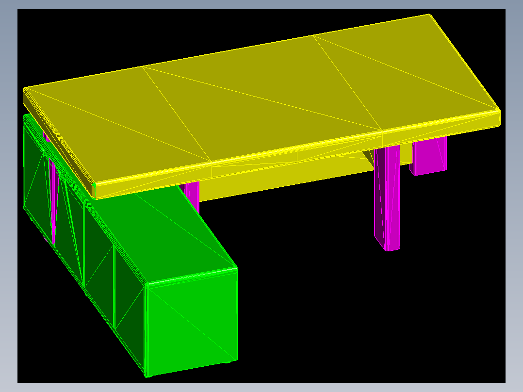 室内家具及植物的维模型十二-B011