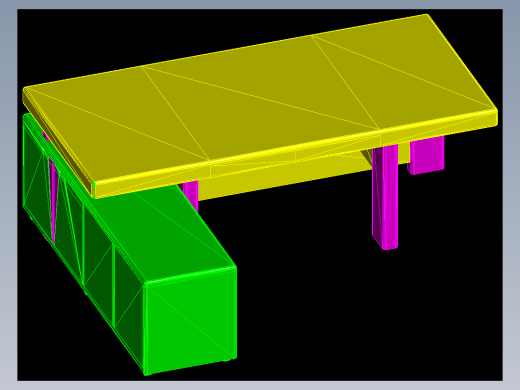 室内家具及植物的维模型十二-B011