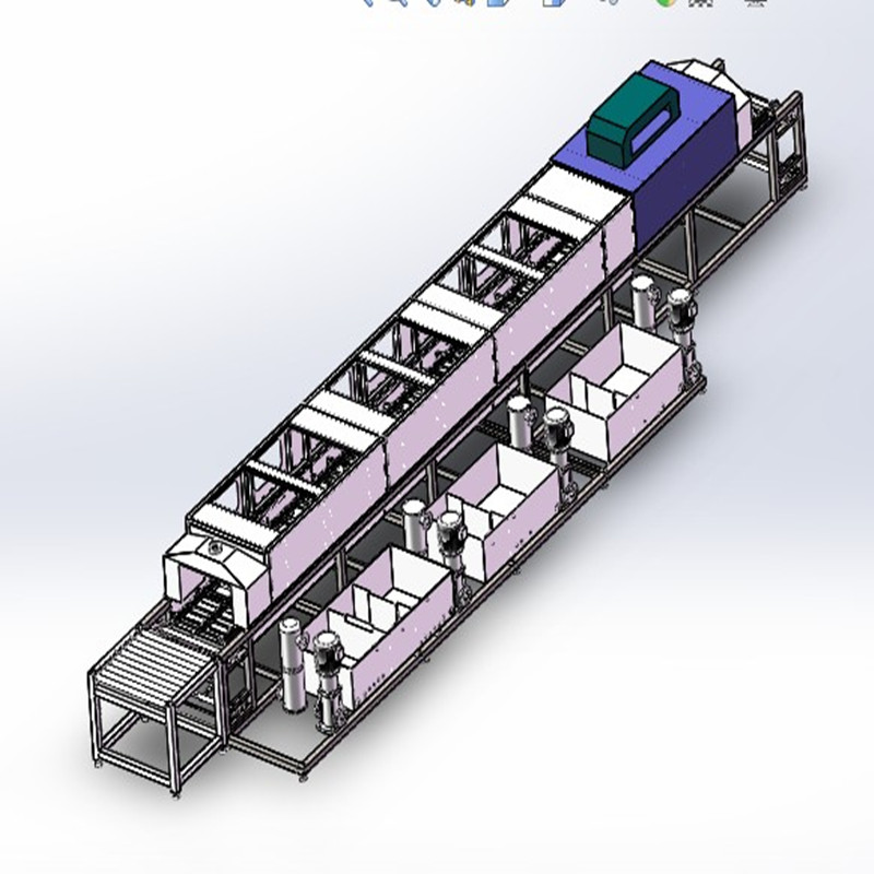 超声波清洗烘干机3D图纸 G769 非标自动化设备图纸3D图纸