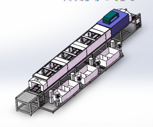 超声波清洗烘干机3D图纸 G769 非标自动化设备图纸3D图纸缩略图