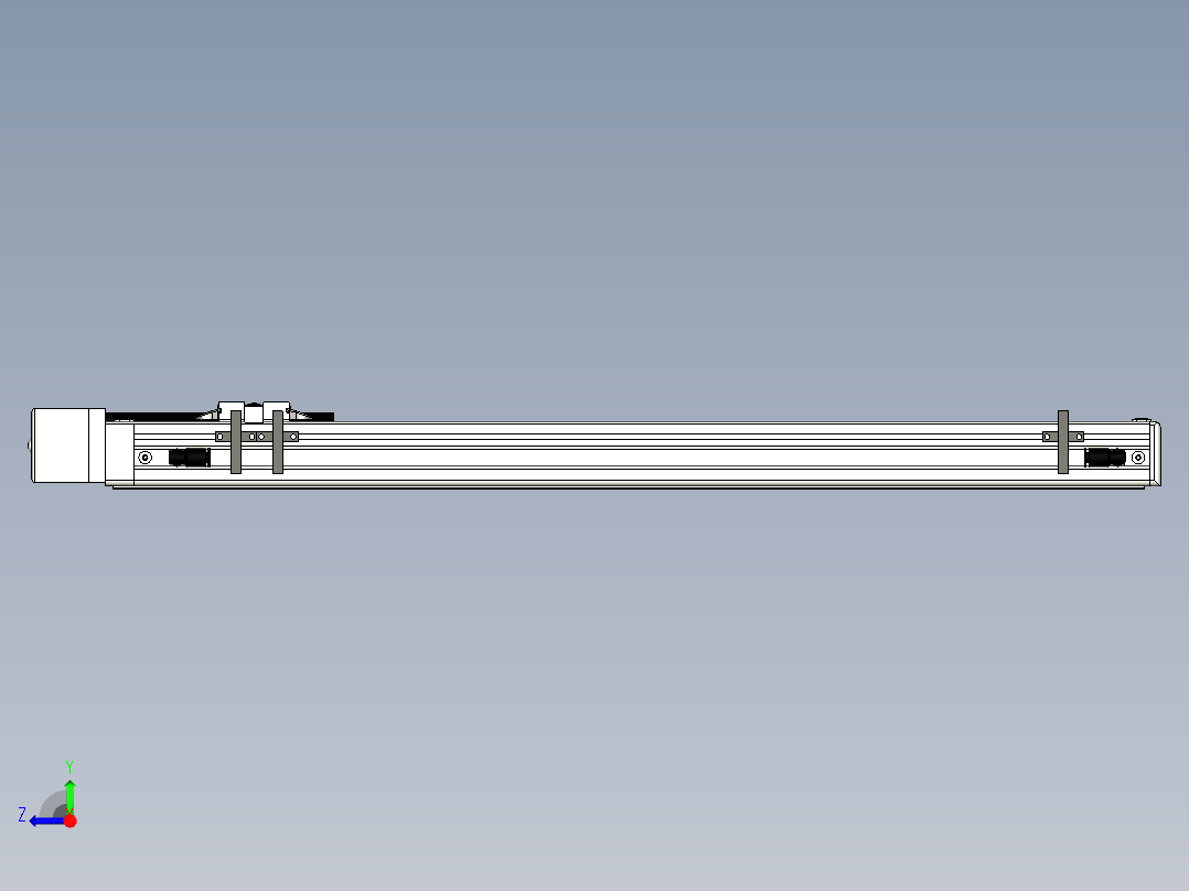 Toyo东佑达直线模组-ECH5-500-BR+煞車右视图