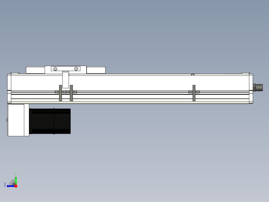 Toyo东佑达直线模组-ECH14-300-BM-200W右视图
