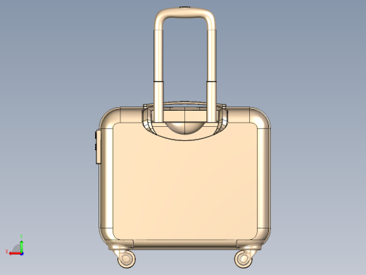 电脑拉杆箱设计后视缩略图