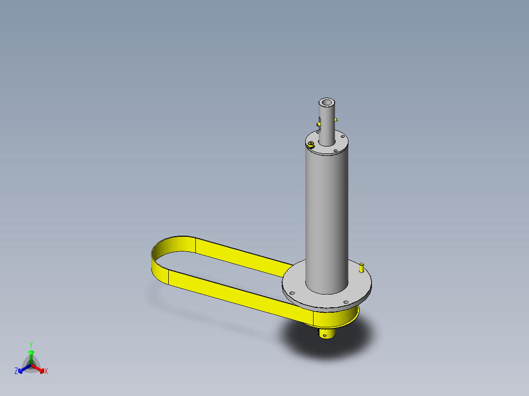 常用机械结构 (485)正等轴测图