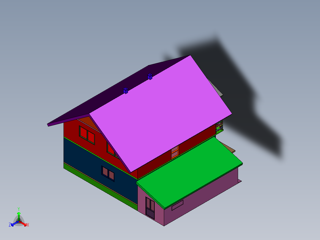 乡村自建休闲小型木房子