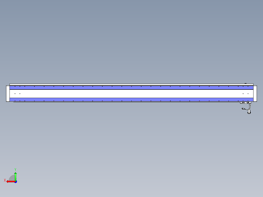 威洛博VL系列直线电机模组-VL17E1-S2350后视图
