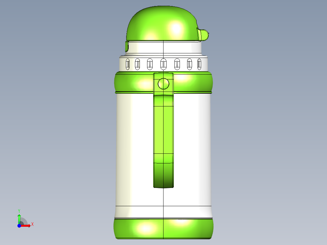保温杯儿童杯吸管杯茶壶茶杯学生水壶塑料杯水杯便携水壶卡通杯前视图