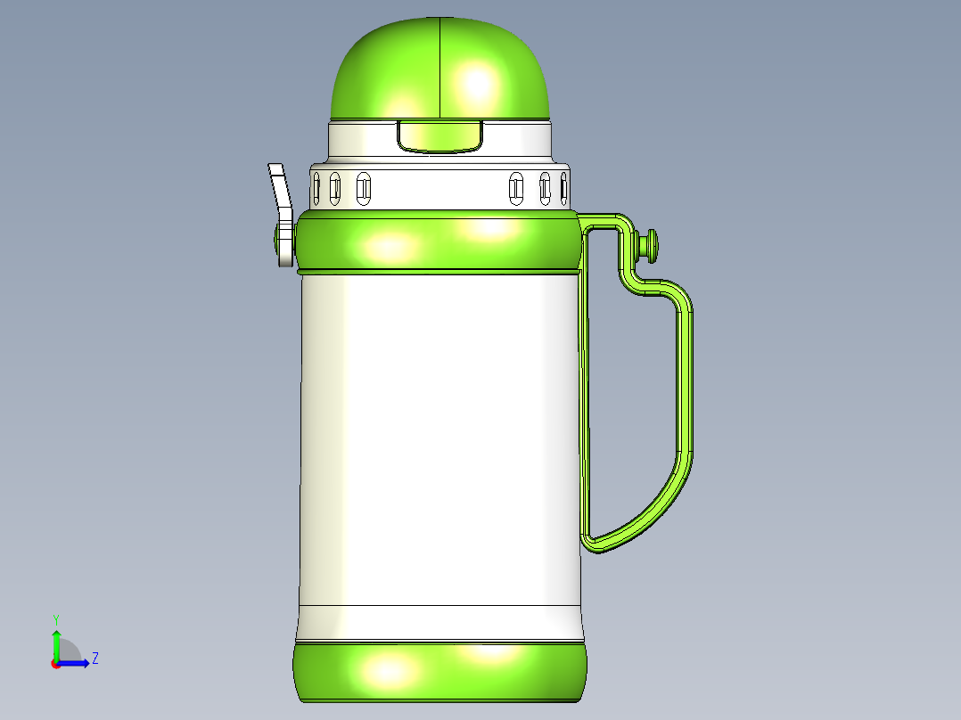 保温杯儿童杯吸管杯茶壶茶杯学生水壶塑料杯水杯便携水壶卡通杯左视图