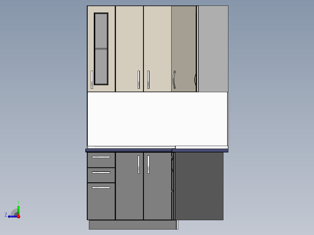 桌椅各类家具 (14)右视图