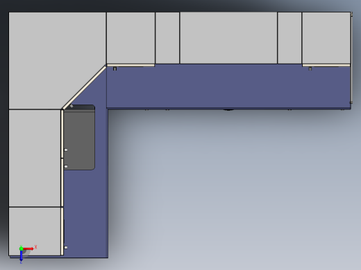 桌椅各类家具 (14)俯视缩略图