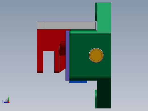 831003拨叉加工工艺及铣左端面75-40夹具设计【含三维SolidWorks】右视缩略图
