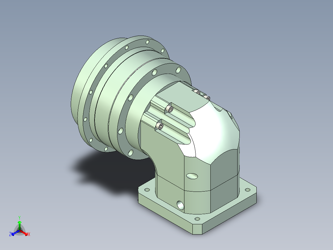 直齿ZPLH200-L2 35-114.3-200-M12.stp主视图