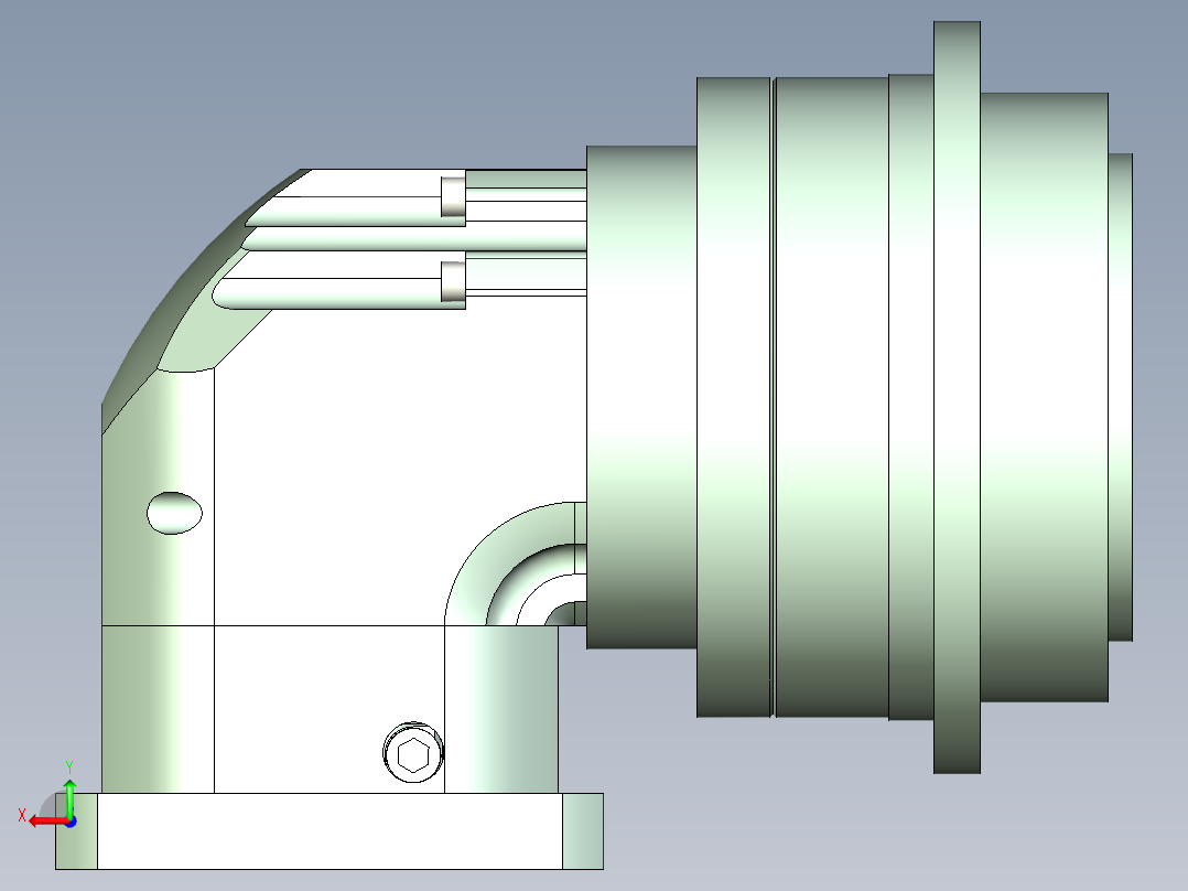直齿ZPLH200-L2 35-114.3-200-M12.stp后视图