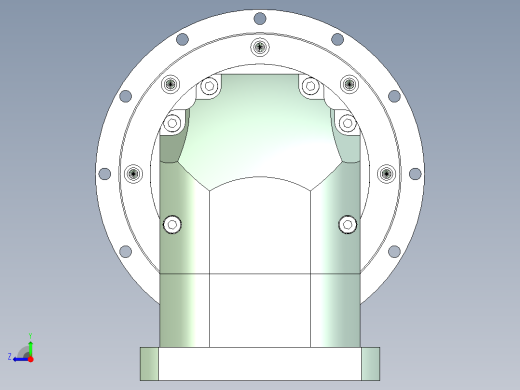 直齿ZPLH200-L2 35-114.3-200-M12.stp右视缩略图