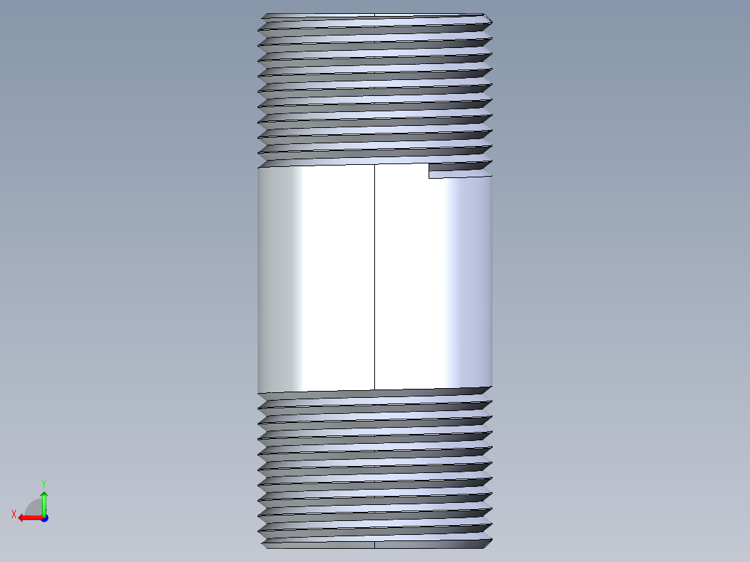 CPVC管件33-Sch80_Nipple_MPTxMPT_9861-135_1in x 3in后视图