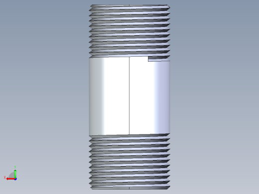 CPVC管件33-Sch80_Nipple_MPTxMPT_9861-135_1in x 3in后视缩略图