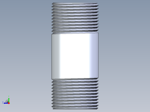 CPVC管件33-Sch80_Nipple_MPTxMPT_9861-135_1in x 3in右视缩略图