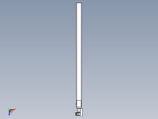 同步带全封闭直线模组TPA-HCB-105D-90-L1850-MR-C-P20-N3俯视缩略图