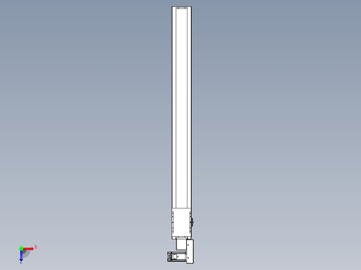 同步带全封闭直线模组TPA-HCB-120D-90-L1200-MR-C-P40-N3俯视缩略图
