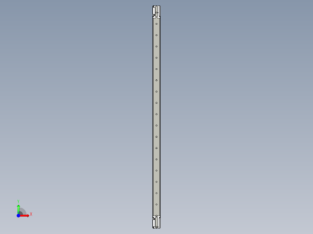 基恩士SL-V20L_R_kc图纸模型前视图