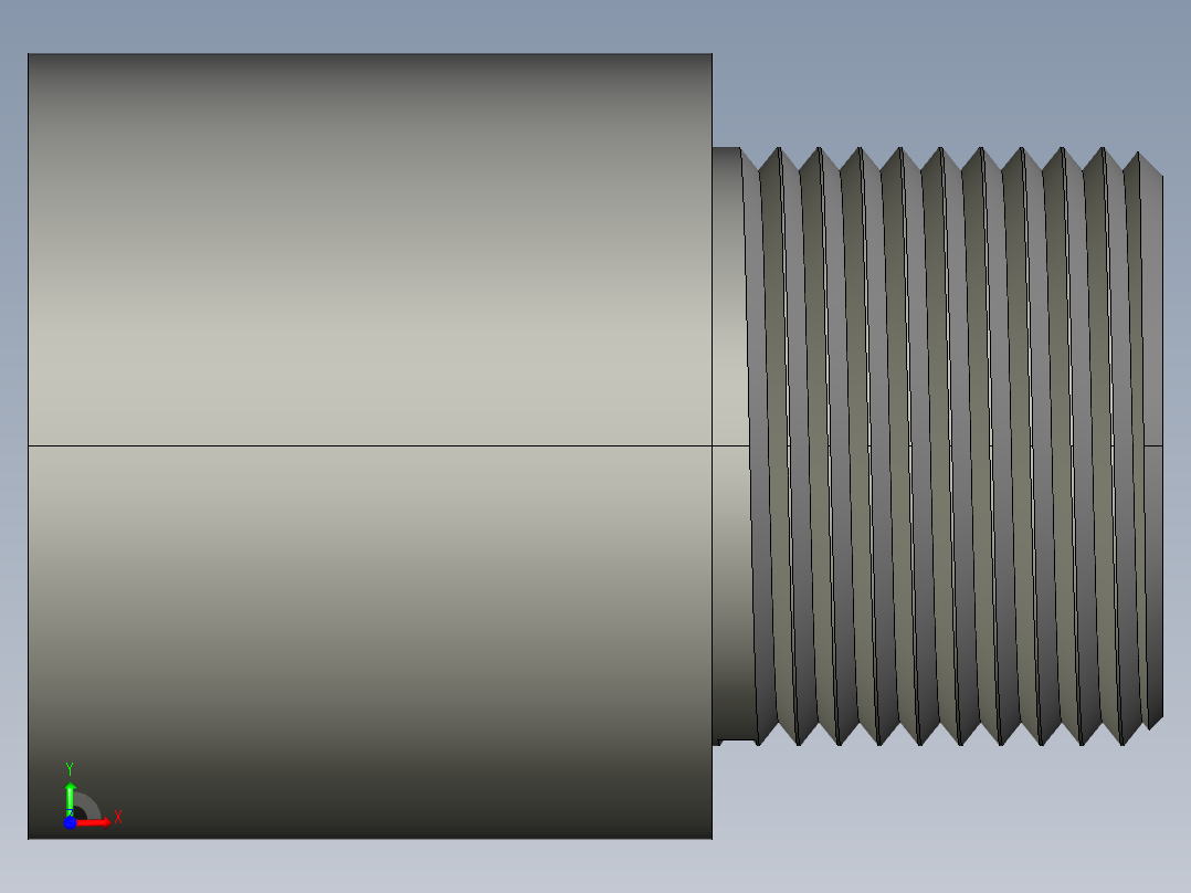 船舶管路系统SeaCor_MaleAdapter_SxMPT_37J136007_0.75in前视图