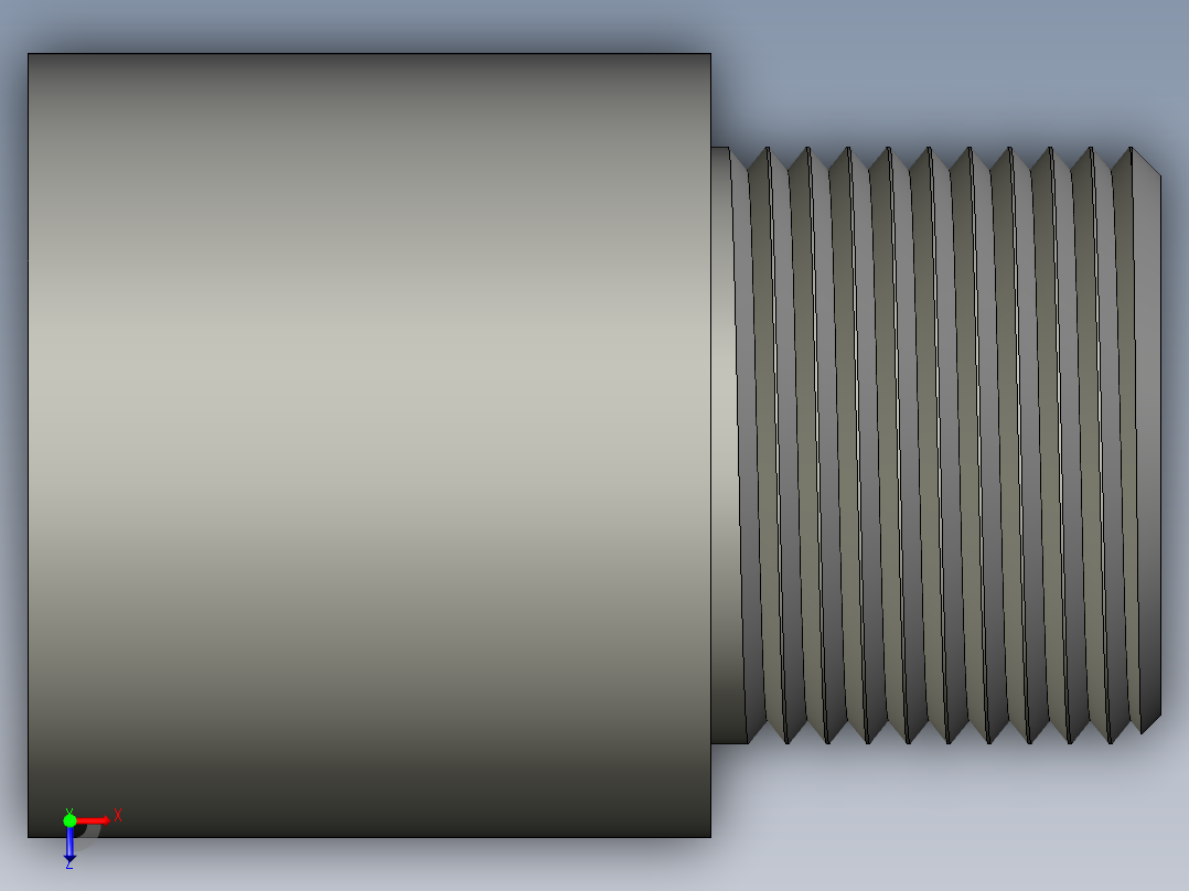 船舶管路系统SeaCor_MaleAdapter_SxMPT_37J136007_0.75in俯视图