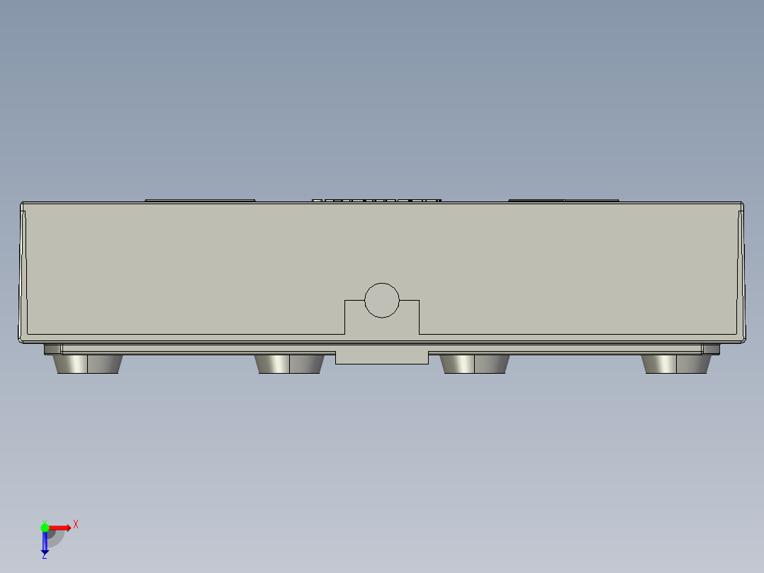 上银线性制动器STEP_LAFS1俯视图