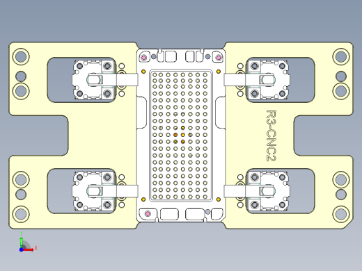 R3-笔记本CNC工装夹具三维模型CNC2-1202前视缩略图