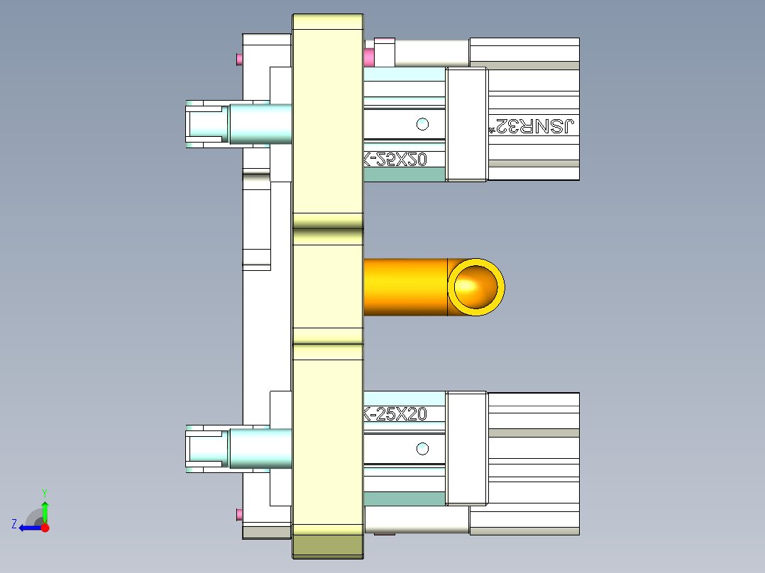 R3-笔记本CNC工装夹具三维模型CNC2-1202右视图