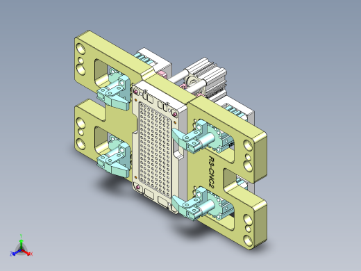 R3-笔记本CNC工装夹具三维模型CNC2-1202正等轴测缩略图