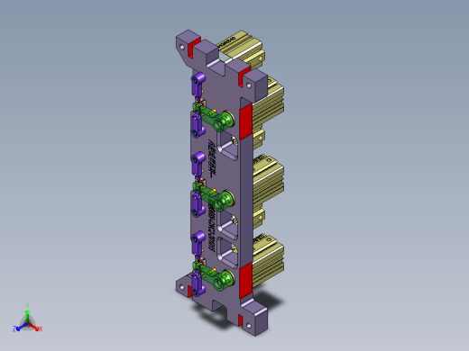 旭创0689-小件CNC工装夹具三维模型CNC2-201015正等轴测缩略图