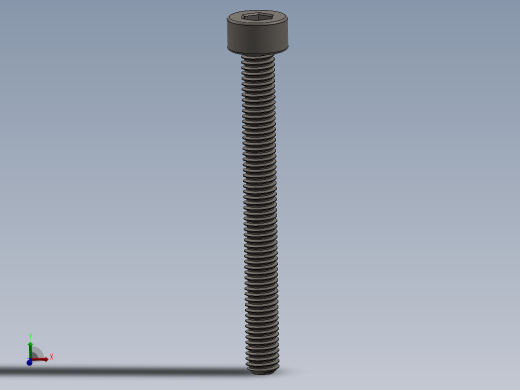 Screw_DIN_912_M3x30F_A2.SLDPRT公制内六角螺钉