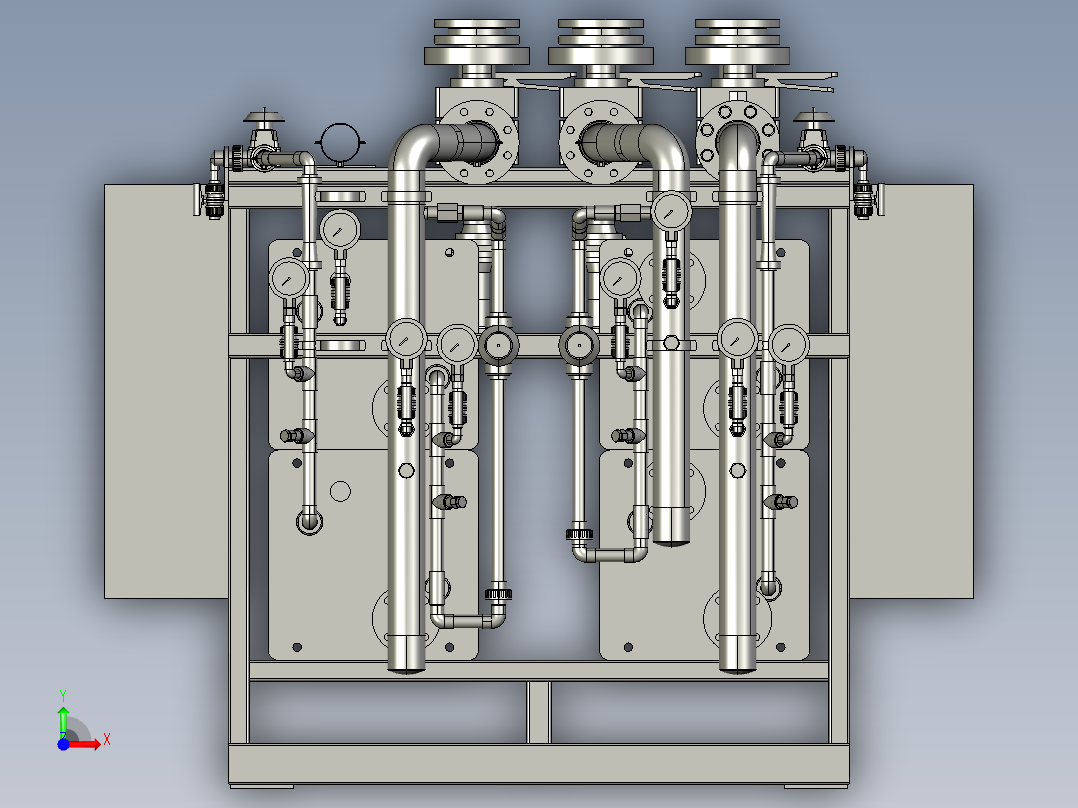 B2003906-水去电离子装置前视图