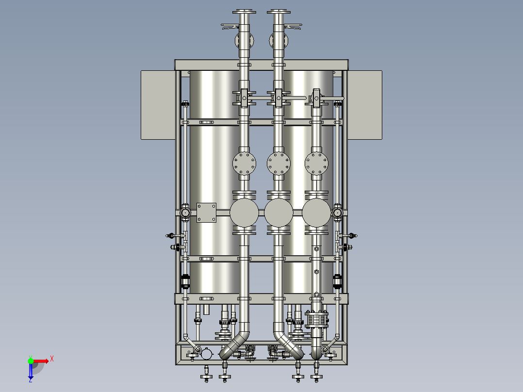 B2003906-水去电离子装置俯视图