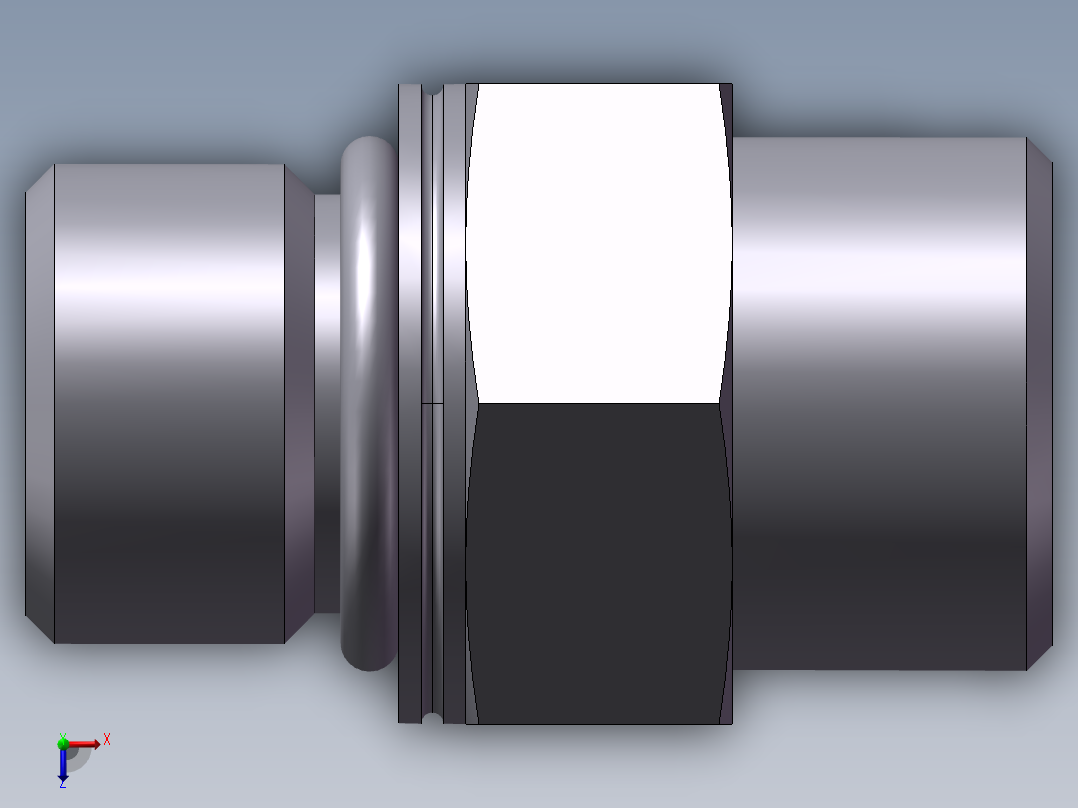 公制螺纹O圈密封、1DH-20-18俯视图