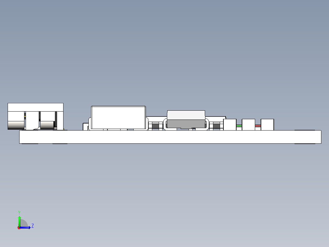 电路板、主板(92)左视图