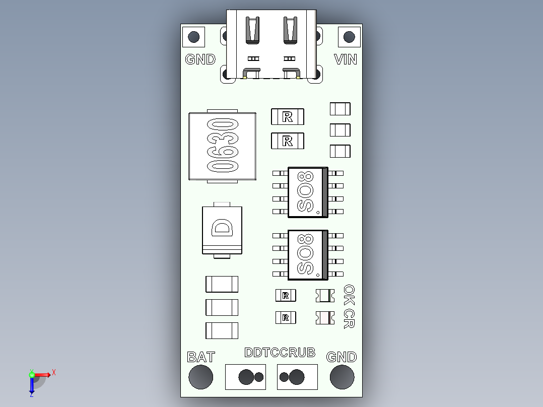 电路板、主板(92)俯视图