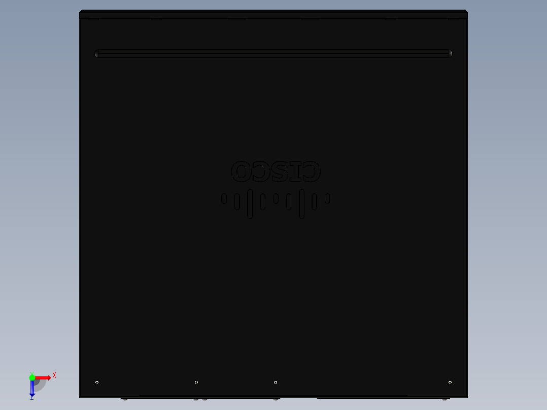 网络设备(16)俯视图