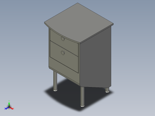 小柜子正等轴测缩略图