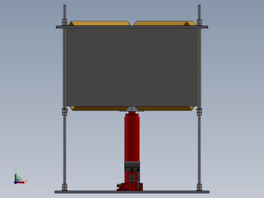 可可压砖机-液压千斤顶V1前视缩略图