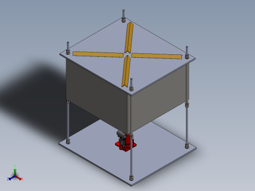 可可压砖机-液压千斤顶V1正等轴测缩略图