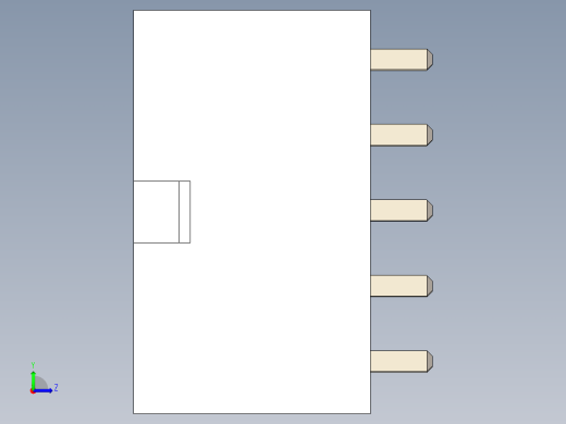 ATX 6,8P,10针公头左视缩略图