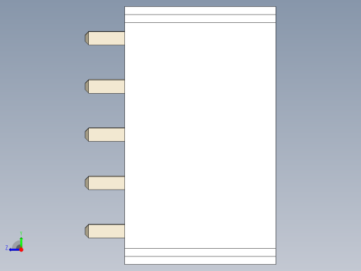 ATX 6,8P,10针公头右视缩略图