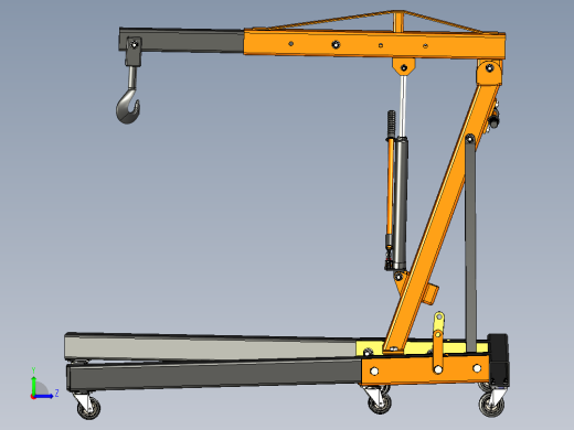 车间起重机左视缩略图