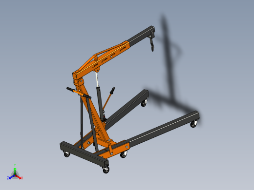 车间起重机正等轴测缩略图